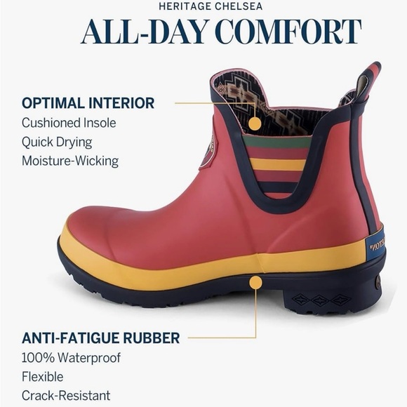 Pendleton Women’s Heritage National Park Chelsea Ankle Length Rain Boot W9 - Picture 2 of 11